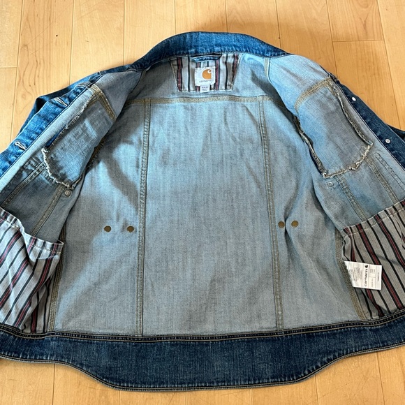 Vintage Carhartt Jean Jacket size Small - Picture 9 of 12